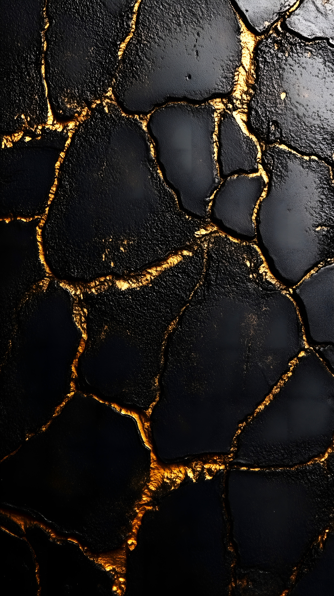 Kintsugi gold veins texture background